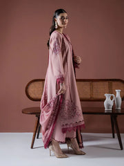 Asim Jofa - Winter 3PC Dhanak Embroidered Suit - BN3384