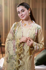 JADE - Summer 3PC Lawn Chickenkari Embroidered Suit - KP1118