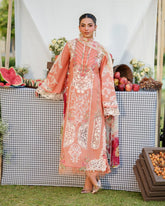 Elaf - Summer 3PC Lawn Chikenkari Embroidered Shirt - KP1126