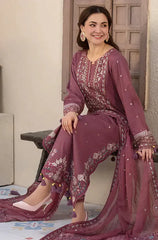 Jade - Winter 3PC Dhanak Embroidered Suit - BN3302