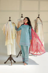 Hania Amir - Summer 3PC Lawn Digital Print Dress - KP1175