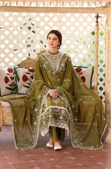 MAHNUR - Summer 3PC Lawn Embroidered with Sequence Suit - KP1110