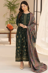 Mohagni - Winter 3PC Dhanak Embroidered Suit - BN3380