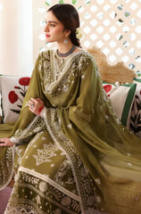 MAHNUR - Summer 3PC Lawn Embroidered with Sequence Suit - KP1110