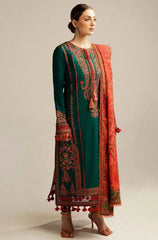 Hussain Rehan - Winter 3PC Dhanak Embroidered Suit - BN3311