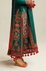 Hussain Rehan - Winter 3PC Dhanak Embroidered Suit - BN3311