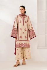 Summer-3PC Lawn Embroidered Suit - kp1201