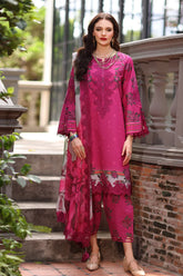 Summer 3PC Lawn Digital Print Dress - KP1159