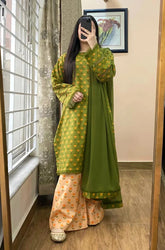 Summer 3PC Lawn Digital Print Dress - KP1153