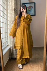 Summer 3PC Lawn Digital Print Dress - KP1155