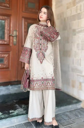 Summer 3PC Lawn Embroidered Suit - KP1174