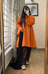 Khaadi - Summer 3PC Lawn Digital Print Dress - KP1147