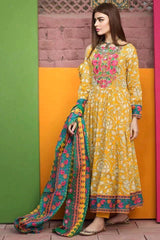 Khaadi - Summer 3PC Lawn Digital Print Dress - KP1156