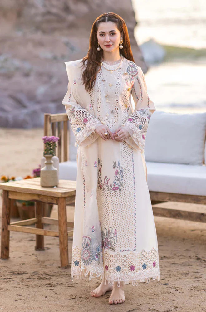 KP997 - Qalamkar 3 Piece Chickenkari Embroidered Lawn Suit
