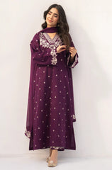 Dyot - Summer 3PC Lawn Embroidered Suit - kp1112