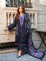 SUMMER 3PC Lawn ChickenKari Embroidered Suit-KP1164