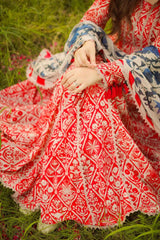 Aneelas - Summer 3PC Lawn Digital Print Dress - KP1159