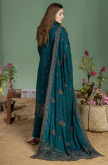 Mohagni - Winter 3PC Dhanak Embroidered Suit - BN3316