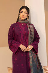 Mohagni - Winter 3PC Dhanak Embroidered Suit - BN3381
