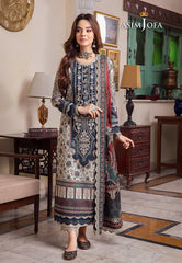 Asim Jofa - Summer 3PC Lawn Digital Print Dress - KP1143