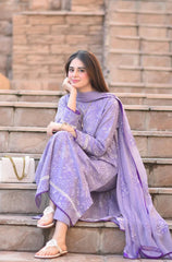 KP1020 - Breeze 3PC Lawn Embroidered Suit
