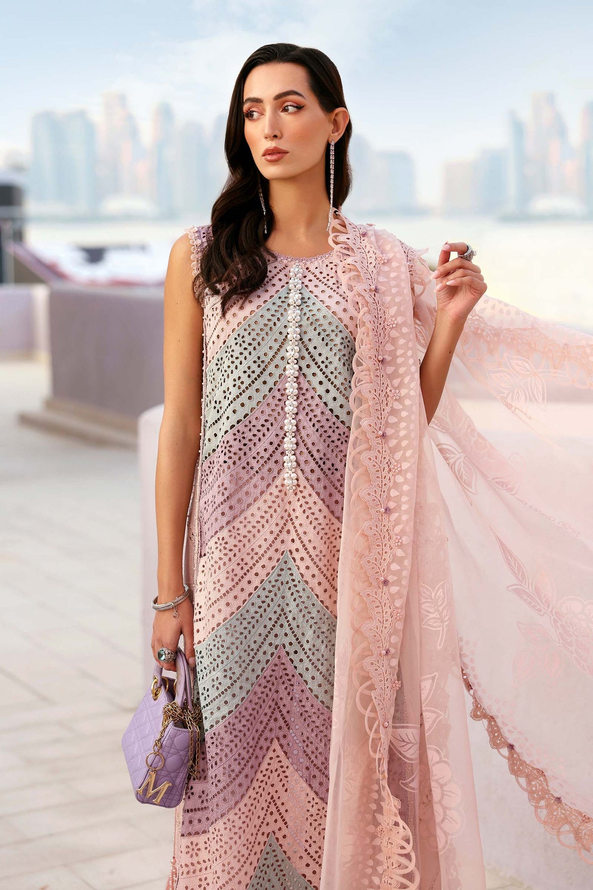 MARIA.B -Summer 3PC Lawn ChickenKari Embroidered Suit-KP1181