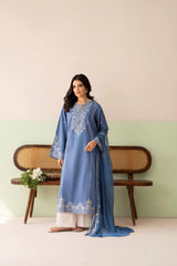 Cross Stitch - Summer-3PC Lawn Embroidered Suit - kp1206