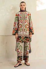 Summer 3PC Lawn Digital Print Dress - KP1158