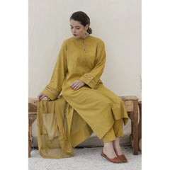 KP777-SUMMER 3PC Lawn Embroidered Shirt With Chiffon Embroidered Dupatta