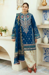 Zara Shahjahan - Summer-3PC Lawn Embroidered Suit - kp1196