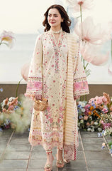 Qalamkar - Summer 3PC Lawn Embroidered Suit - KP1101
