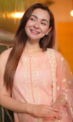 KP979 - Faiza Saqlain - 3PC Embroidered Lawn Suit