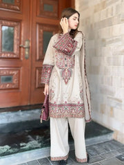 Summer 3PC Lawn Embroidered Suit - KP1174