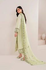 Florent - Winter 3PC Dhanak Embroidered Suit - BN3386