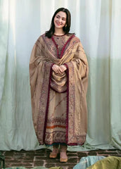 Florent - Winter 3PC Dhanak Embroidered Suit - BN3346