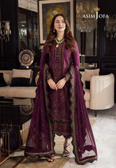 Asim Jofa - Summer 3PC Lawn Embroidered Suit - KP1104
