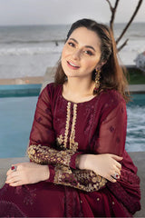 AZURE - Summer 3PC Lawn Embroidered Suit- KP1114