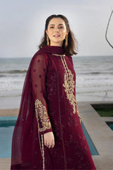 AZURE - Summer 3PC Lawn Embroidered Suit- KP1114